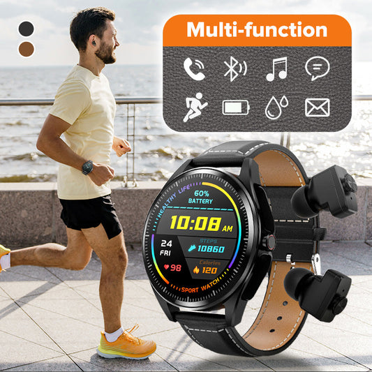Multi-function Bluetooth Smartwatch with Earbuds