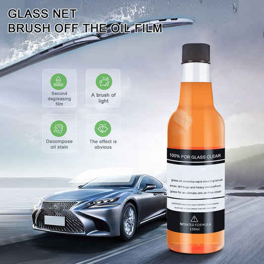 🔥BUY 1 GET 1 FREE🔥-Car Glass Oil Film Stain Removal Cleaner