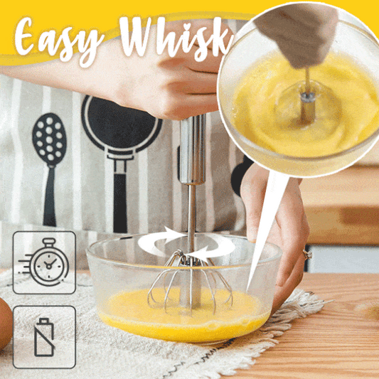 (HOT SALE ) Stainless Steel Semi-Automatic Whisk