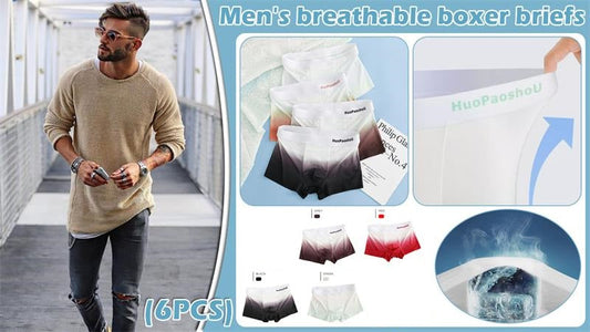 Men's Breathable Boxer Briefs