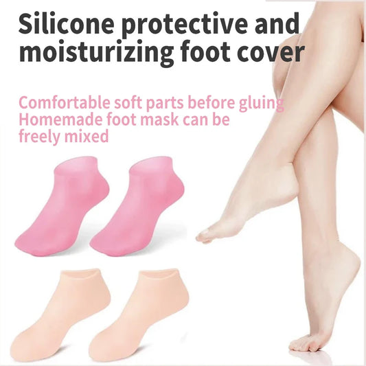 🎉Moisturizing Foot Mask Exfoliating Silicone Socks Beach Protective Socks🎁